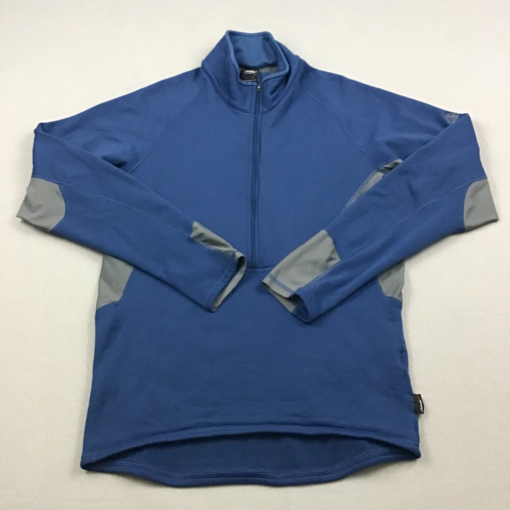 Nike ACG Sweater Men Extra Large Blue 1/4 Zip Pullover Therma Fit Lining XL